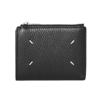 Maison Margiela Leather Card Holder Men's Black