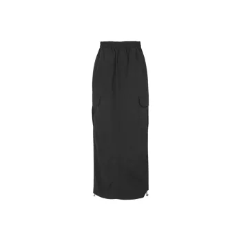 3COLOUR Casual Long Skirt Women's Classic Black