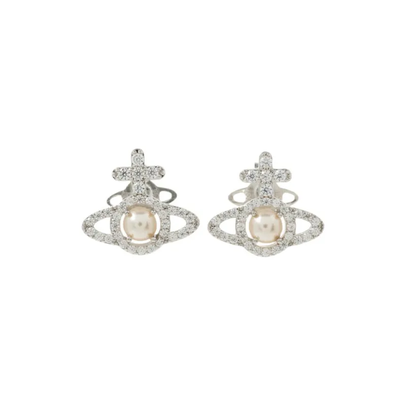 Vivienne Westwood Brass Earrings Women's Silver-0