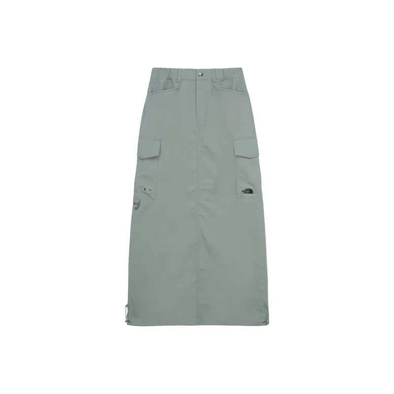 THE NORTH FACE Casual Long Skirt Women's Olive Green-0