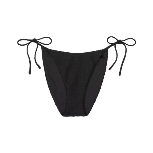 Victoria's Secret Mix & Match Side-Tie Cheeky Bikini Bottom / B Swimming Shorts Women's Black