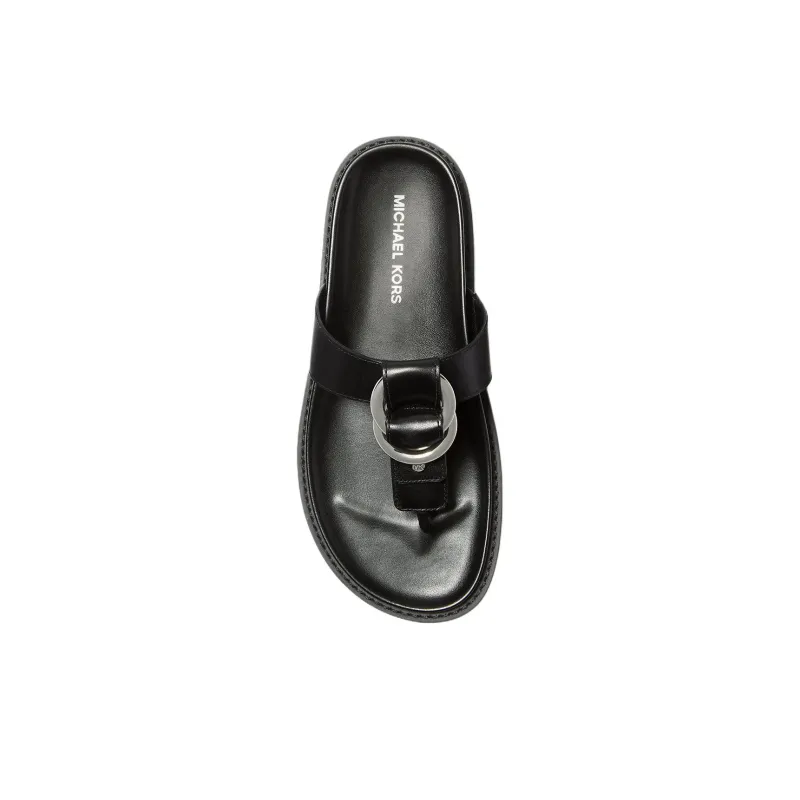 MICHAEL KORS Slip Resistant Jaden Flip Flops Men's Black-3