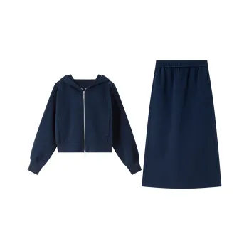 VIMLY Skirt Set Women's Royal Blue