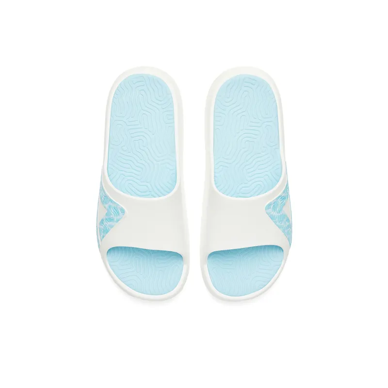 PEAK Tai Ji1.0 Quiet Slip Resistant Cushioning Slide Slippers Unisex Cerulean-2