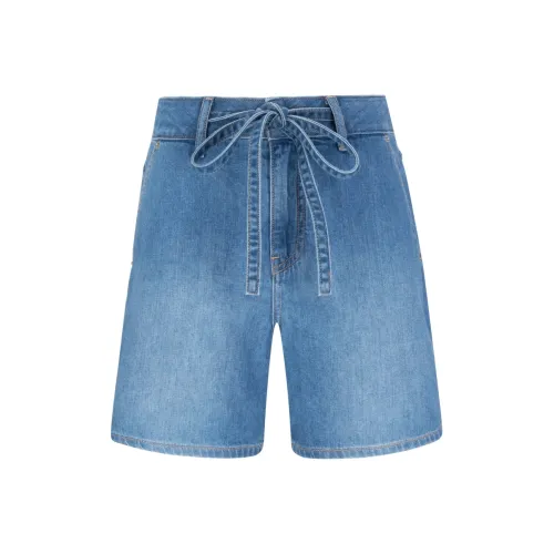 CALVIN KLEIN Denim Shorts Women's Denim Light Blue