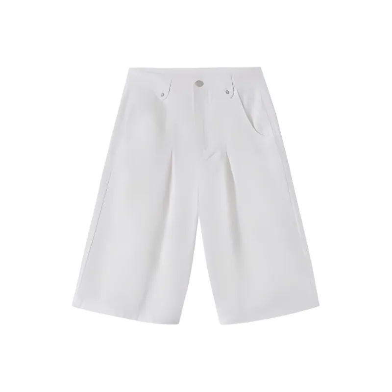 MT Denim Shorts Women's White-0