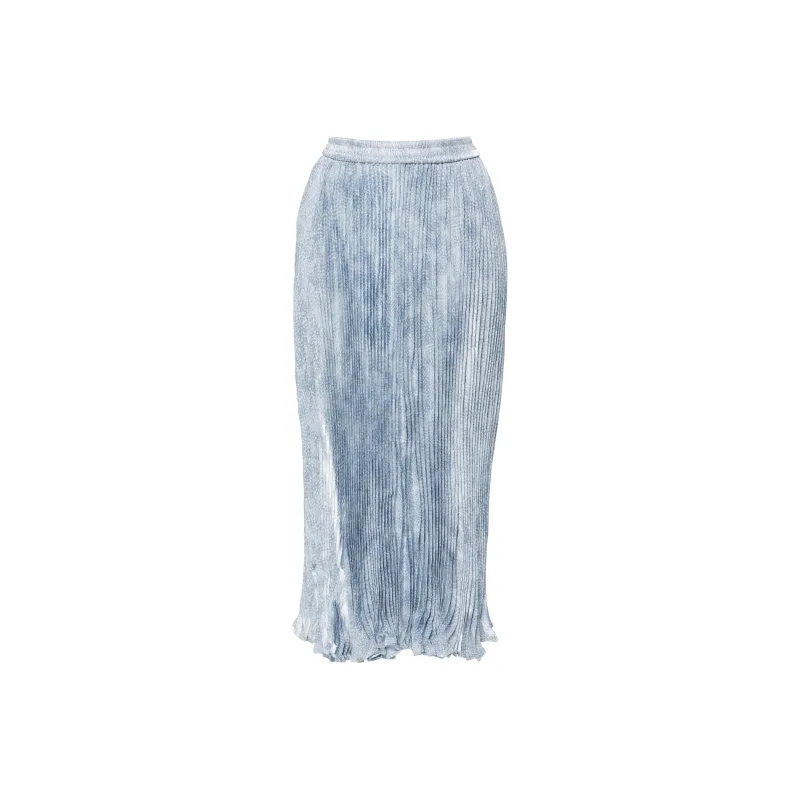 MICHAEL KORS SS24 Casual Long Skirts Women's Money Blue-0