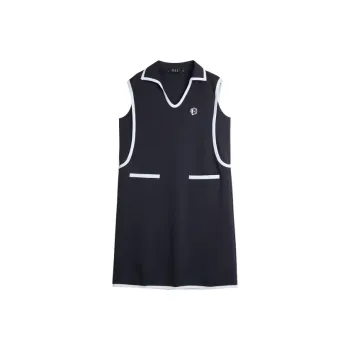 ELLE Sleeveless Dresses Women's Navy Blue
