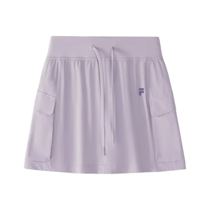 FILA FUSION FOBFUSION LIFE SS25 Casual Short Skirts Women's Taro Gray Purple PU-0