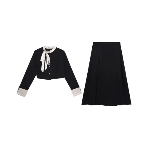 PZHK Two Piece Skirt Sets Women's