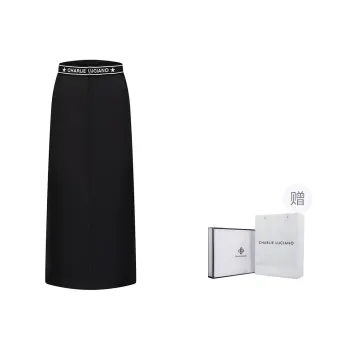 Charlie Luciano Casual Long Skirts Women's Black