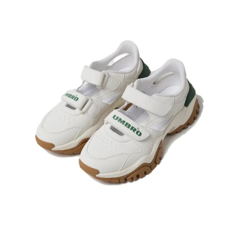 Umbro BUMPY Cushioning, Wear Resistant Low Top Casual Shoes Unisex White-1