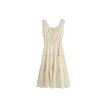 Inman Sleeveless Dresses Women's Pear Blossom Beige