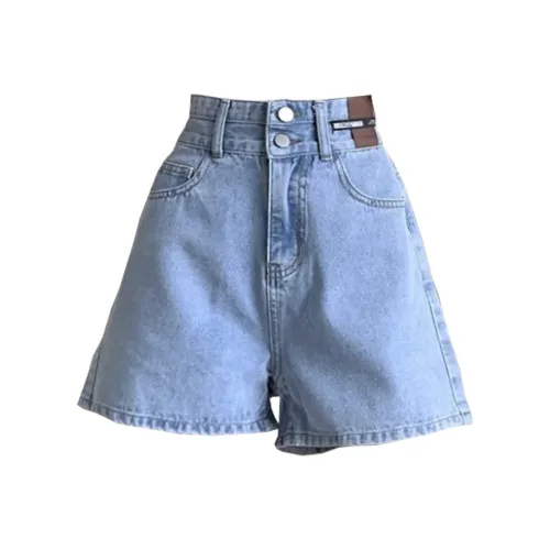 Concubine Zhu Denim Shorts Women's Light Blue