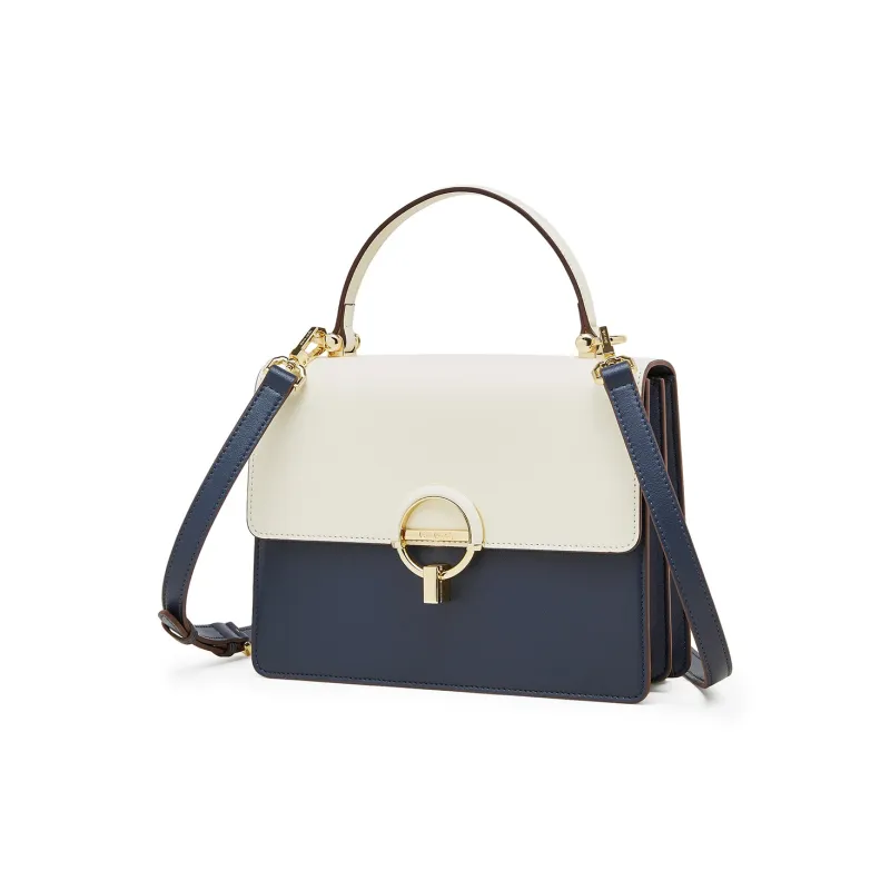 PIERRE CARDIN Genuine Cow Leather Shoulder Bag, Crossbody Bag, Handbag Regular Women's Beige-5