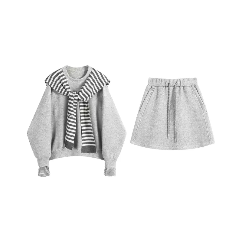 FLIM Skirt Set Women's Navy Blue-4