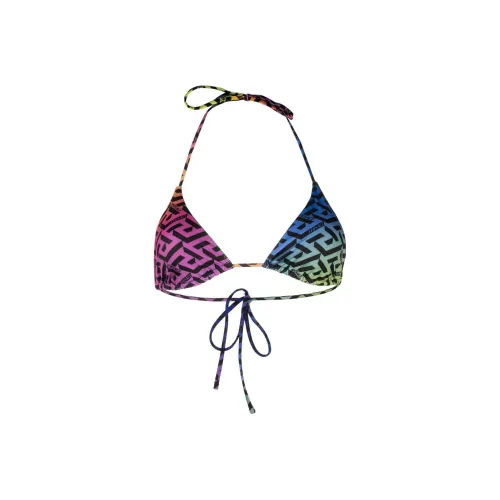 VERSACE Triangle Bikini Top 'Multicolor'