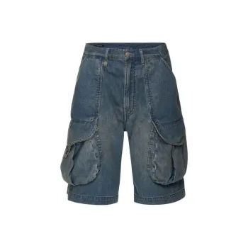R13 SS24 Denim Shorts Women's Wilton Blue