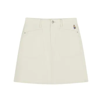 Teenie Weenie Casual Short Skirts Women's Ivory White