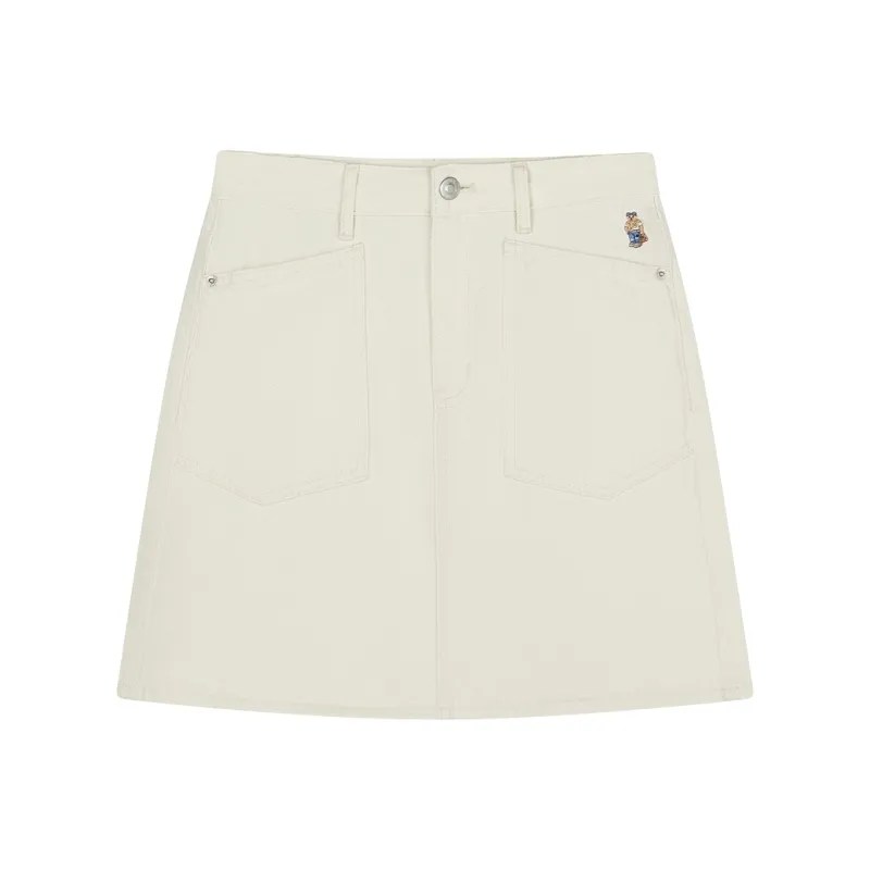 Teenie Weenie Casual Short Skirts Women's Ivory White-0