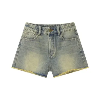 LEDIN Denim Shorts Women's Denim Blue