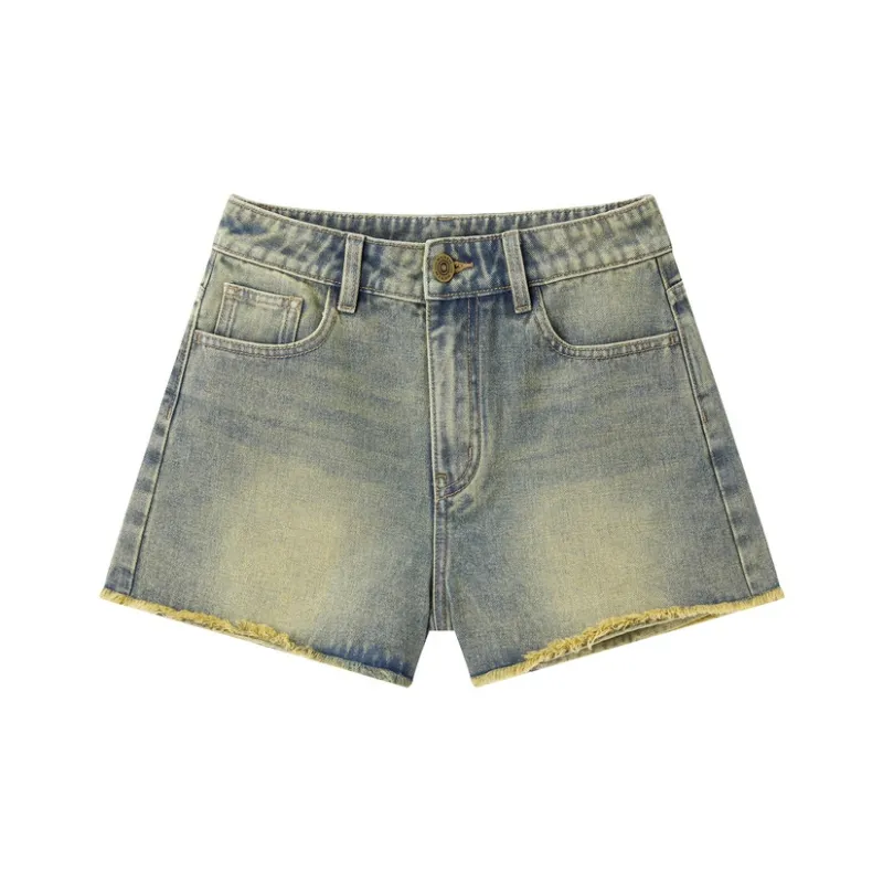 LEDIN Denim Shorts Women's Denim Blue-0