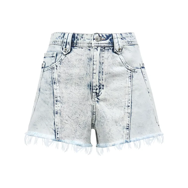 ONLY Denim Shorts Women's Washed Blue-0