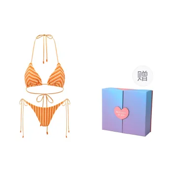 YUKARI SWIM Two-Piece Swimsuits Women's Orange