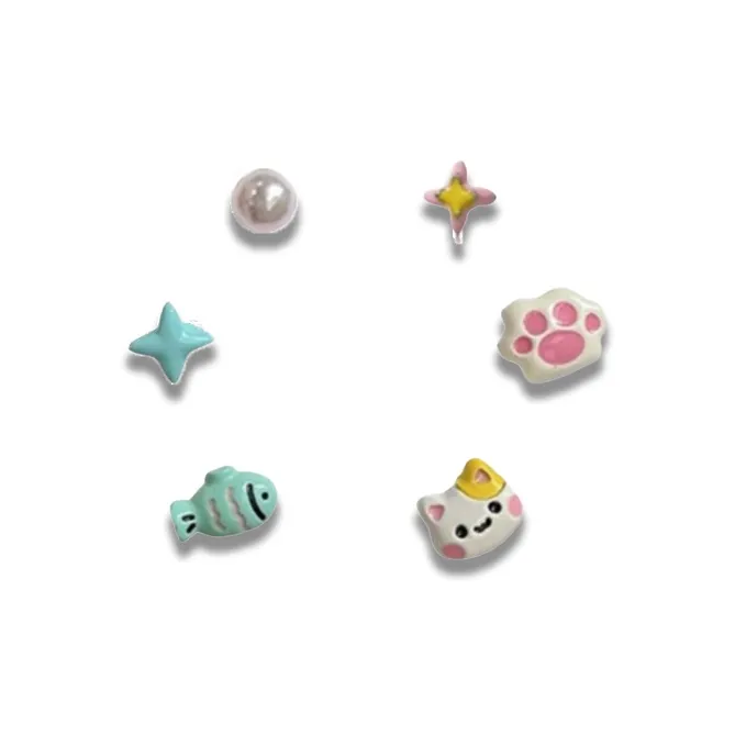 Datang Guoding Alloy Stud Earrings Women's-2