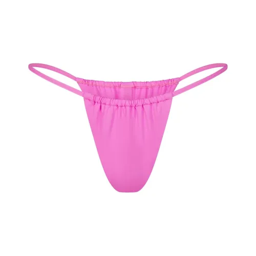 SKIMS SIGNATURE SWIM STRING BIKINI BOTTOMS Swimming Shorts Women's NEON ORCHID/Neon Orchid