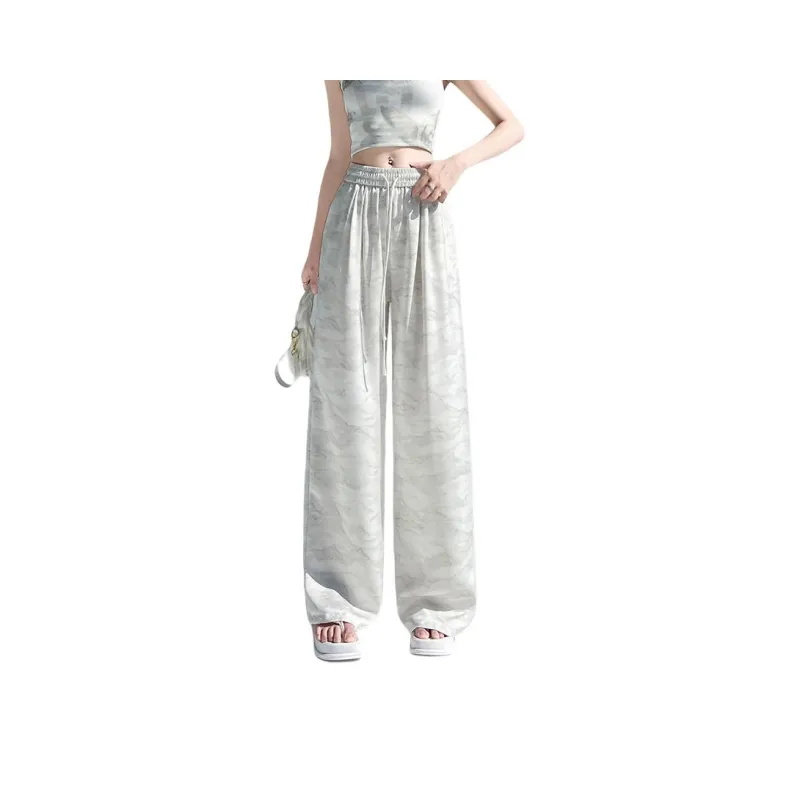 Flowers In Water Casual Pants Women's-5