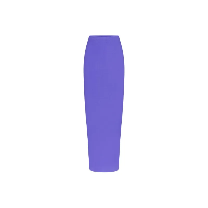 SKIMS SOFT LOUNGE LONG SKIRT Casual Long Skirts Women's Tanzanite-0