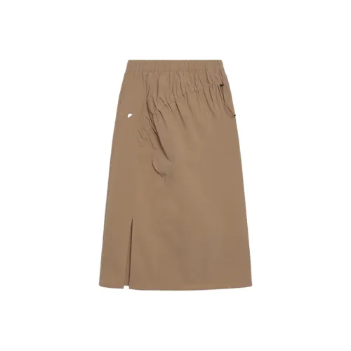 SEMICIRCLE Casual Long Skirt Women's Chestnut