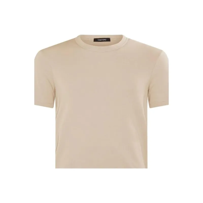TOM FORD Crewneck Stretched T Shirt-2