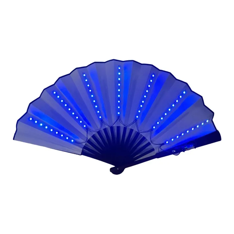 Pleasant Language Twill Damask And Silk Folding Fan-4