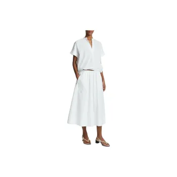 VINCE SS24 Casual Long Skirts Women's White