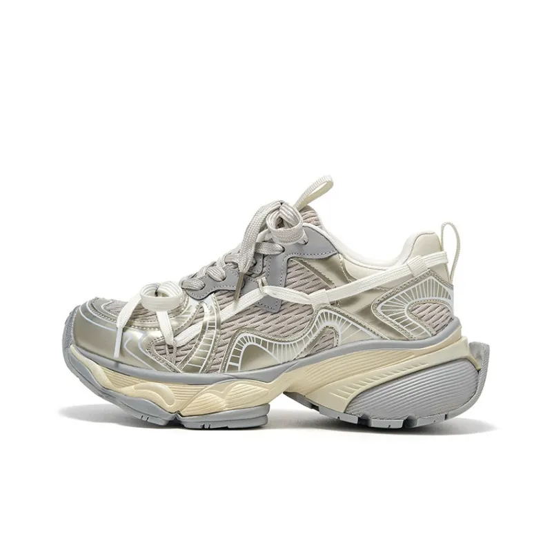 Beau Today Shock Absorbers With Slip Resistant And Abrasion Resistant Properties Low Top Chunky Sneakers Women's-16
