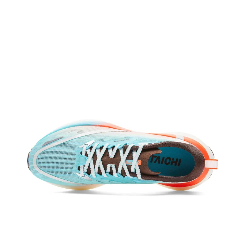 PEAK Cushioning Rebound Abrasion Resistant Slip Resistant Low Top Running Shoes Men's Colorful Blue Orange-3