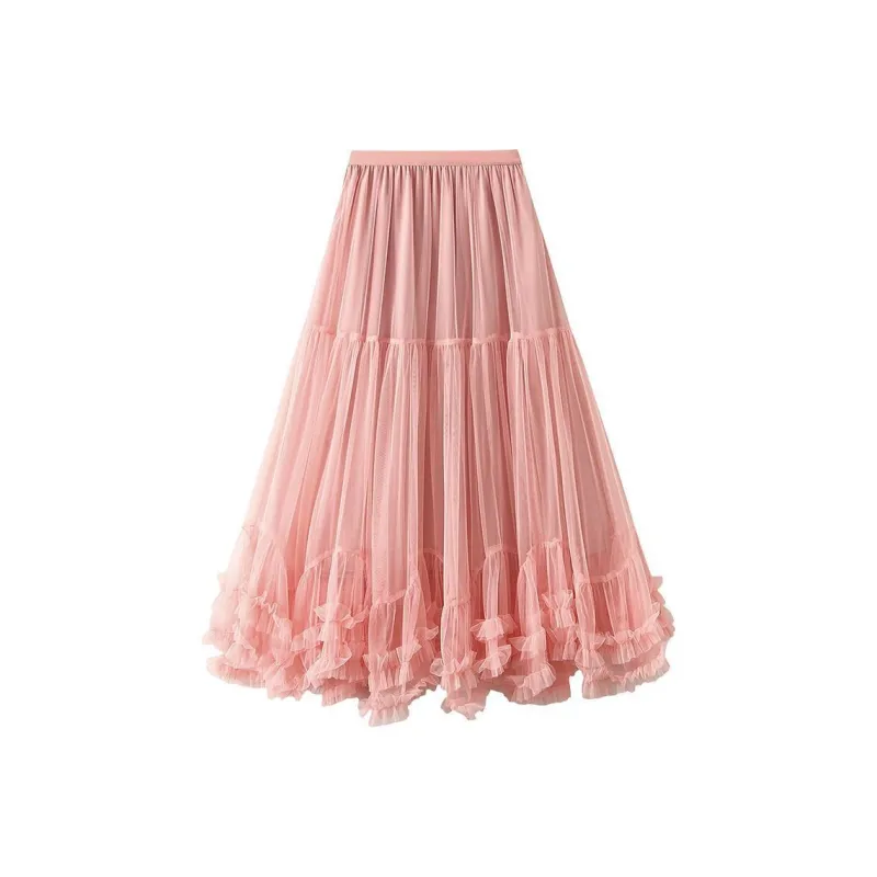Benhou Casual Long Skirts Women's-9