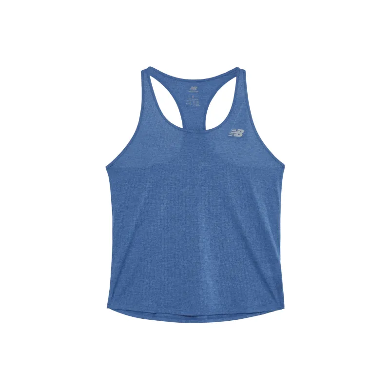 New Balance Tank Tops Women's Blue-0