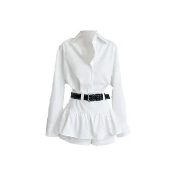 COMMA GIRL Skirt Set Women's White