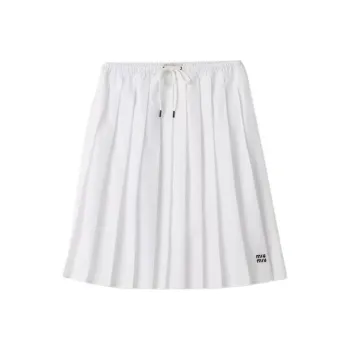 MIU MIU Casual Long Skirts Women's White
