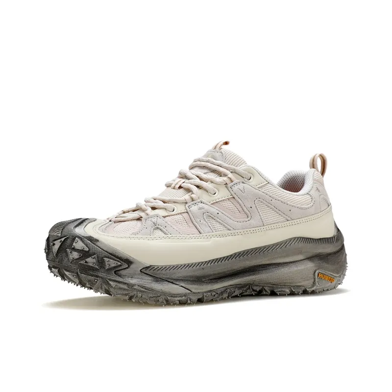 HUMTTO Cushioning Support Grip Low Top Hiking Shoes Women's Wind Sand Yellow-1