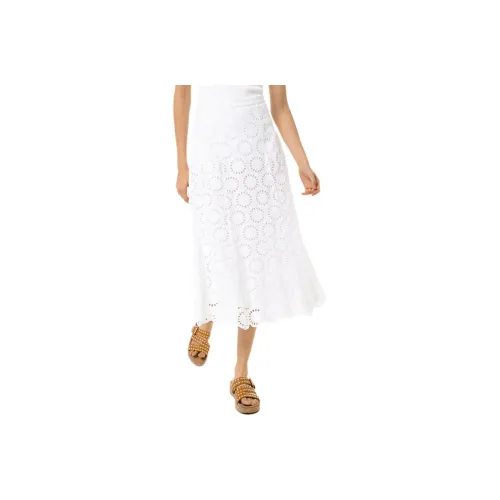 MICHAEL KORS MMK Casual Long Skirt Women's White