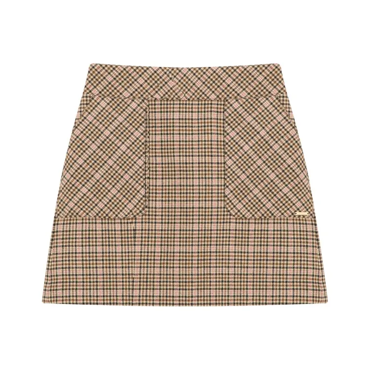 E.land Casual Short Skirts Women's Brown-0