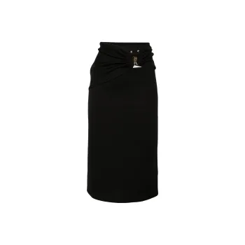Christopher Esber Orbit Ribbed Midi Skirt