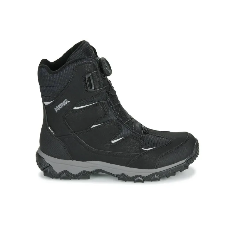 MEINDL Slip Resistant, Abrasion Resistant, Waterproof, And Breathable High Top Hiking Shoes Men's Black-1