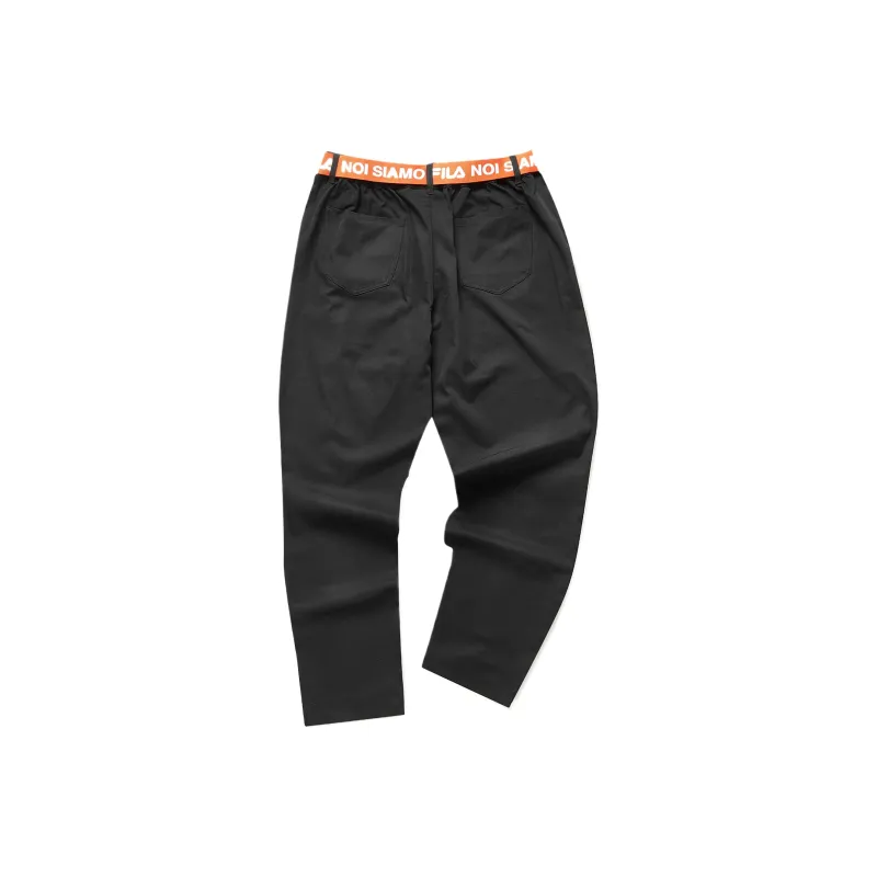 FILA FUSION NOI SIAMO FILA Casual Pants Men's Pitch Black-1