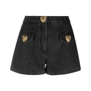 MOSCHINO Denim Shorts Women's Black
