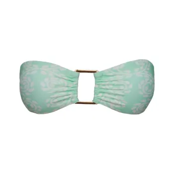 PRINCESS POLLY CALBIRA BANDEAU BIKINI TOP Bikini Women's Mint Swirl